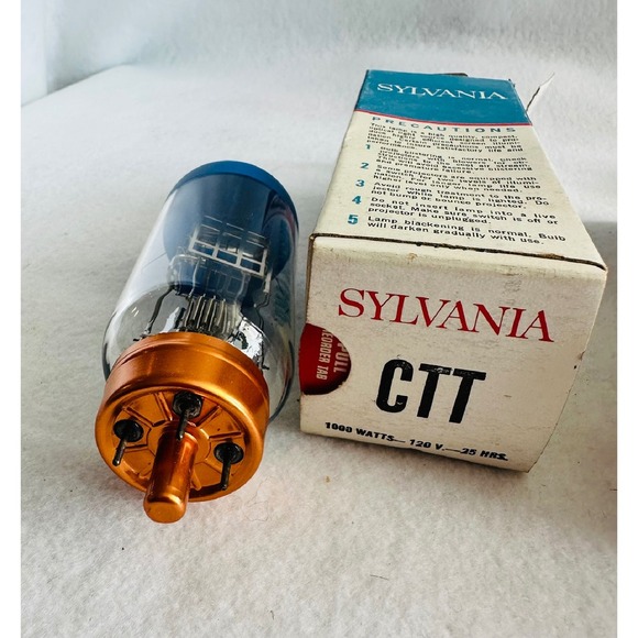 Sylvania CTT Projector‎ Lamp Bulb 1000W 120V Vintage Light Replacement - Picture 5 of 8